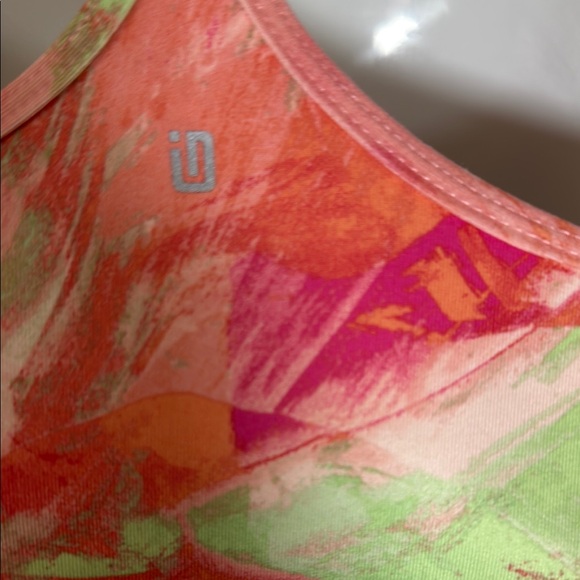 Ideology Pink Shock Tie Dye Low Impact Sports Bra SKU 0034 - Picture 5 of 12